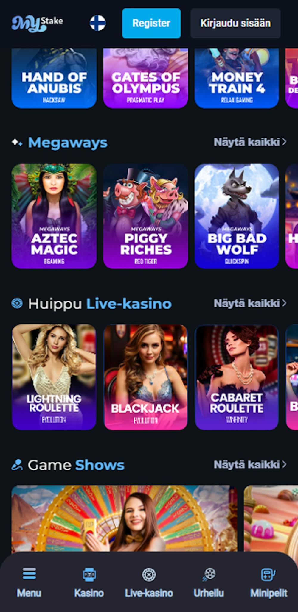 mystaken pelivalikoima