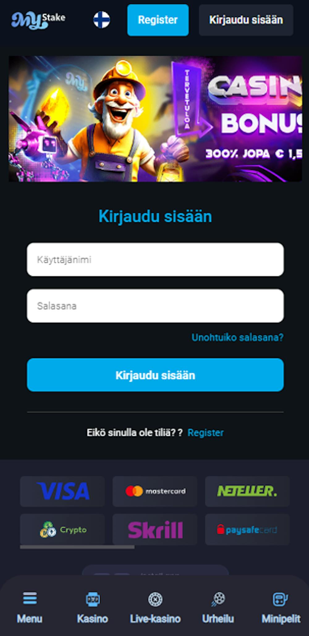 mystaken login
