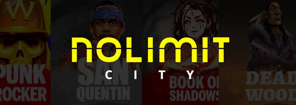 Pelivalmistaja Nolimit Cityn logo.