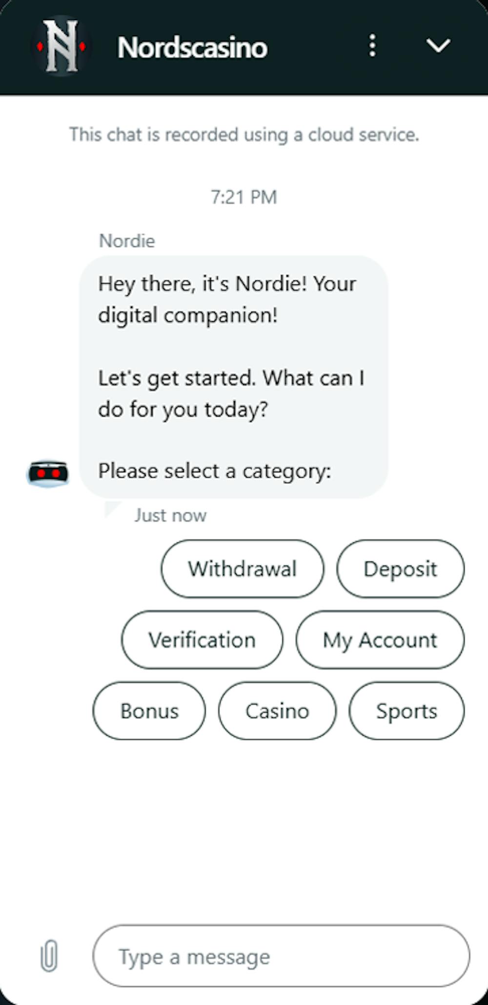 Nords Casino asiakaspalvelu