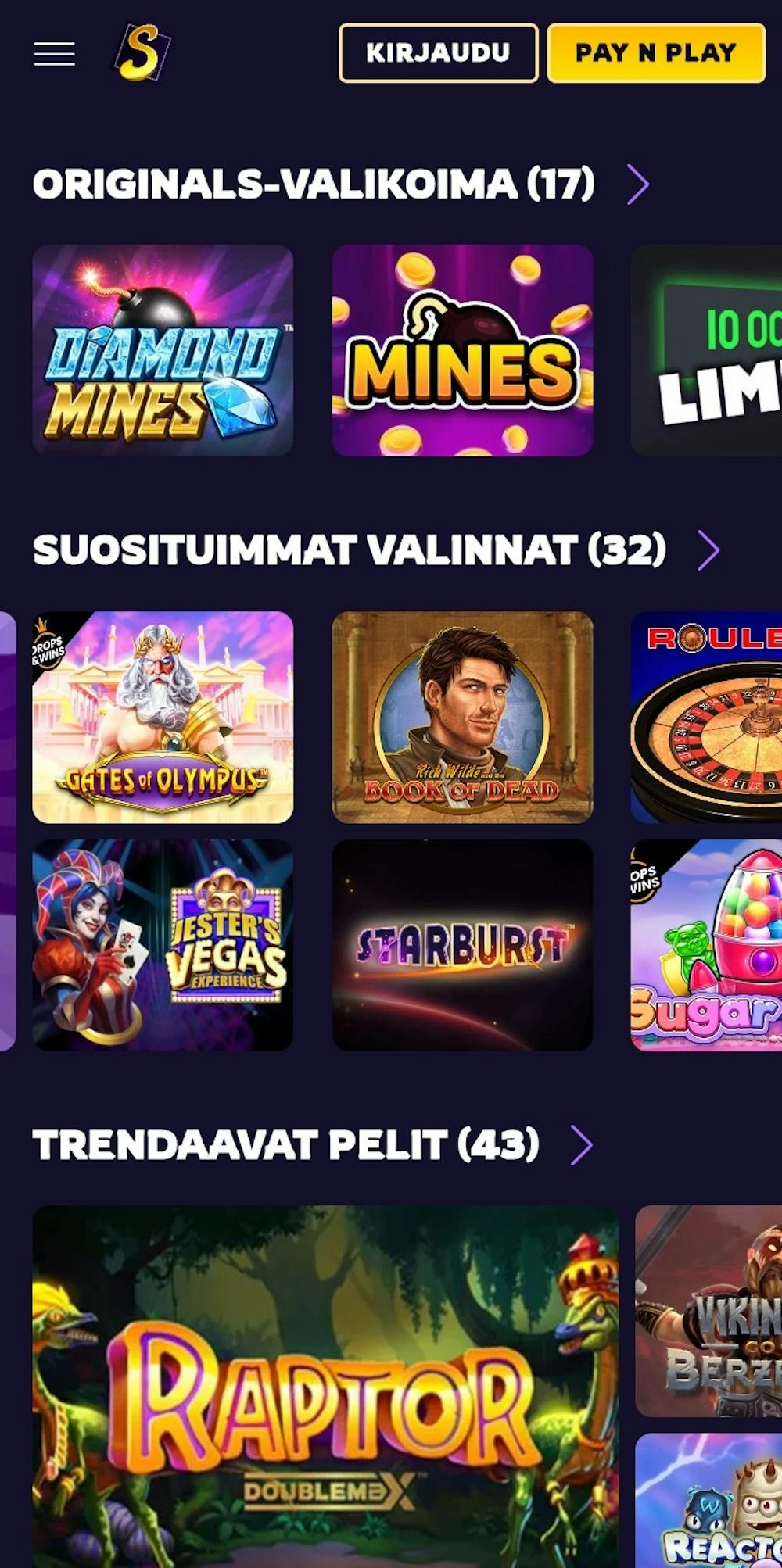 One Step casino pelit
