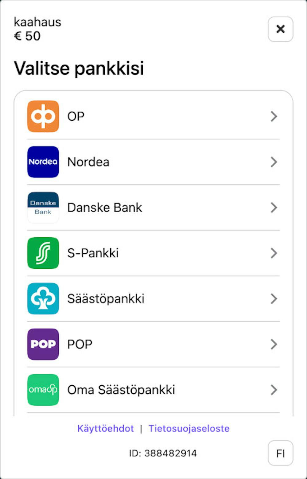 Suomalaisten verkkopankkien lista pikakasinolla - pelaajan tulee valita oma pankkinsa listalta
