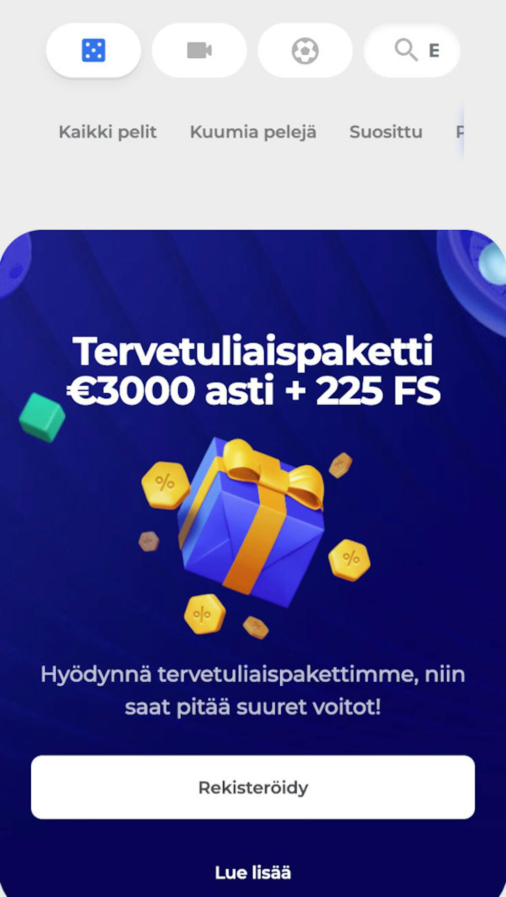 Pledoo Casinon tervetuliaispaketti: Jopa 3000€ bonukset ja 225 ilmaiskierrosta