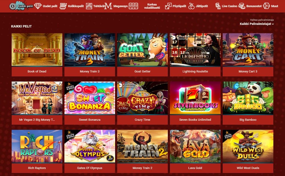 Rant Casino online-pelit