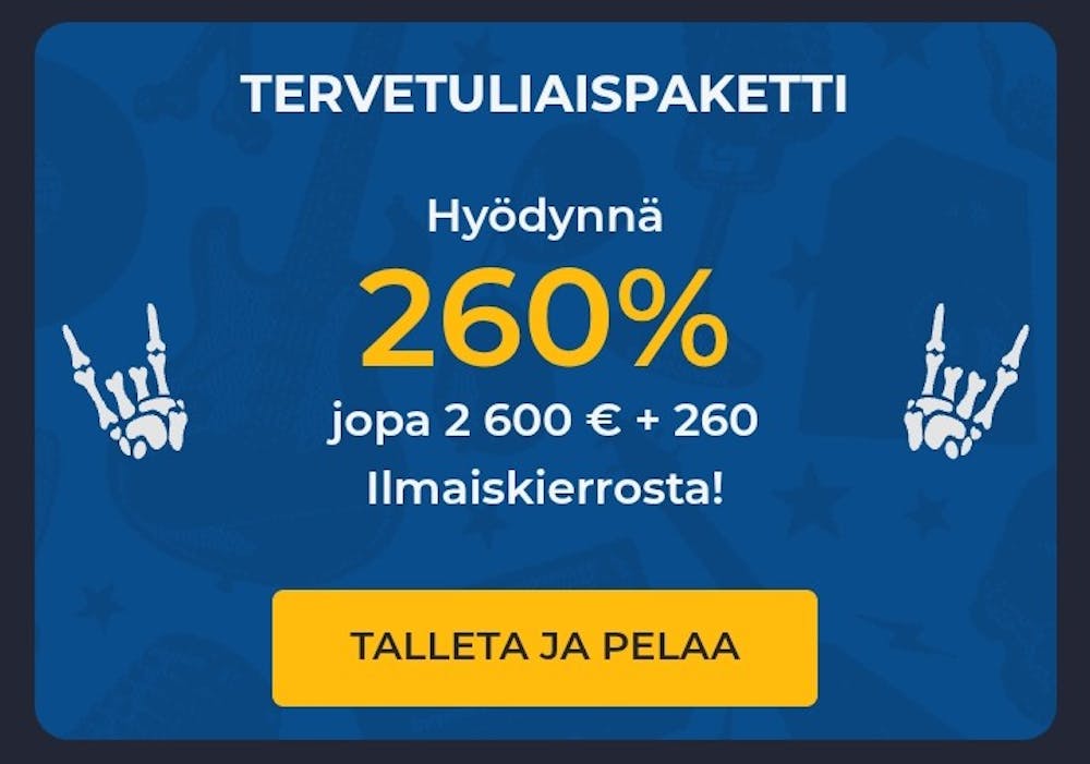Rolling Slots tervetuloa bonus