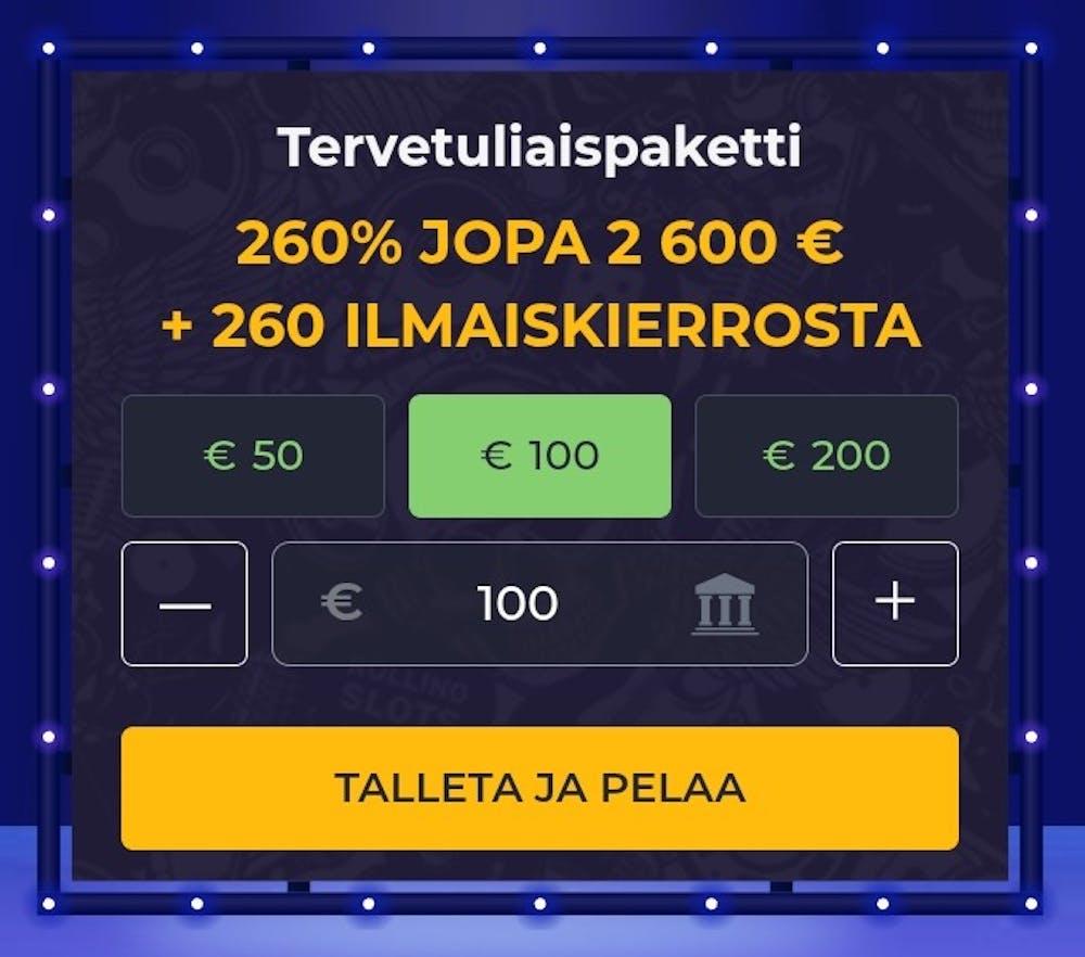 Rolling Slots talleta ja pelaa