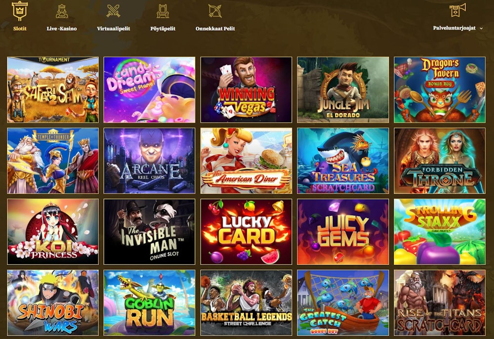 Royal Oak Casino pelit