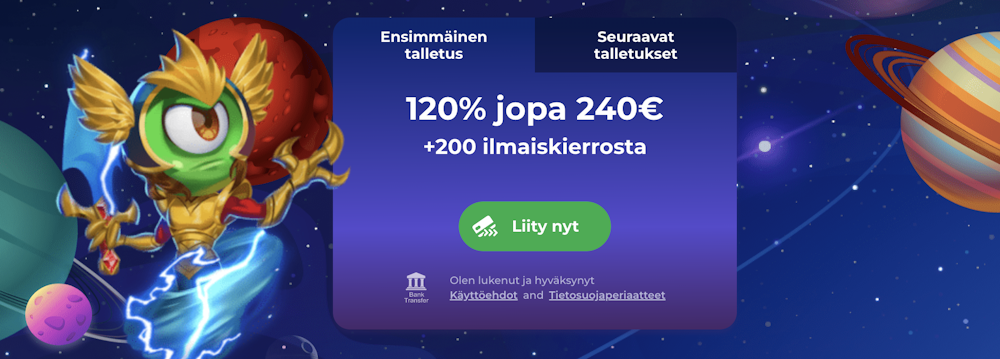 Alf Casino bonus