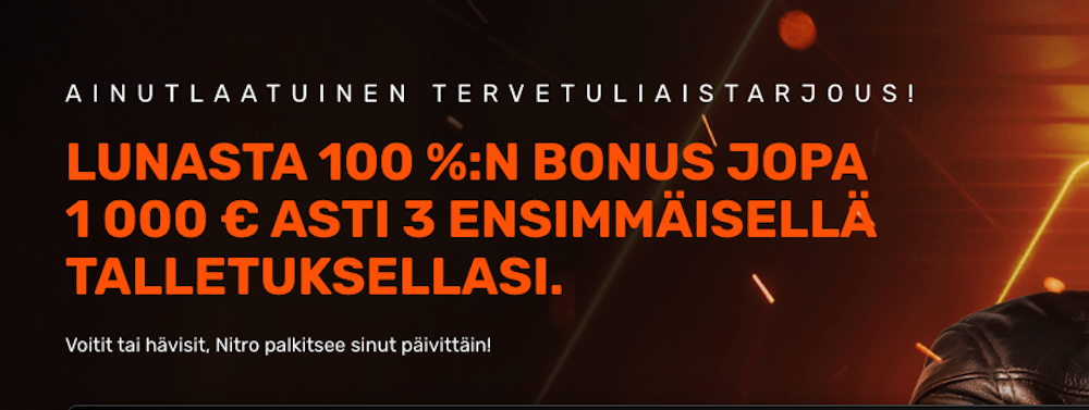 Nitro Casino bonus