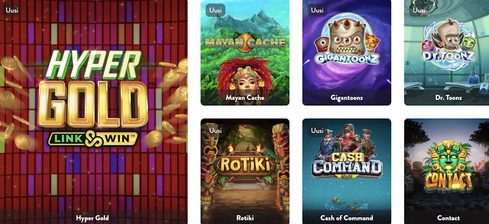 Dunder pelivalikoima