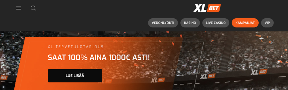XLBet kasinobonus
