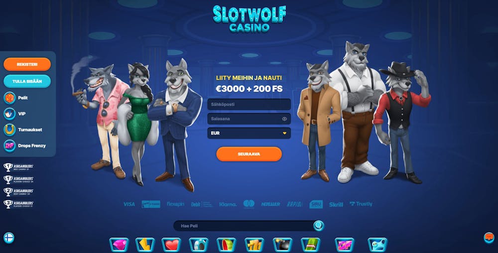 Slotwolf Casinon etusivu