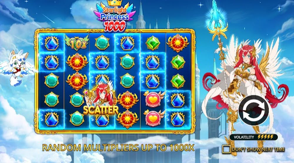 Starlite Princess 1000 on yksi Pragmatic Playn kesäkampanjaan kuuluvista kolikkopeleistä.