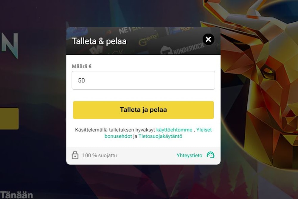 StreamBetz rekisteröityminen