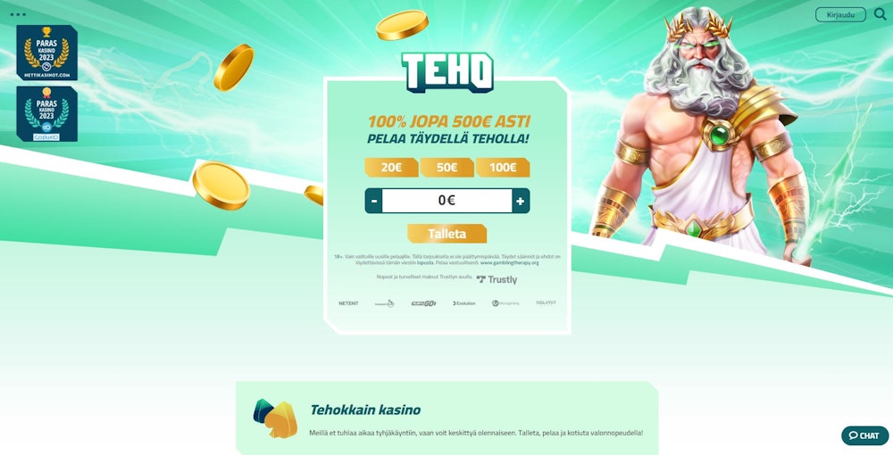 Teho Kasinon etusivu