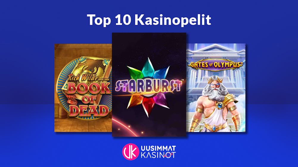 Suosituimmat kasinopelit netissä – tutustu 10 legendaariseen peliin