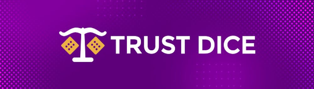 trust dice win logo banneri