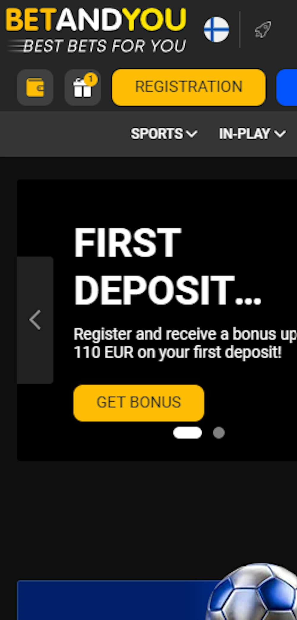 Bet And You Casinon tervetuliaisbonus.