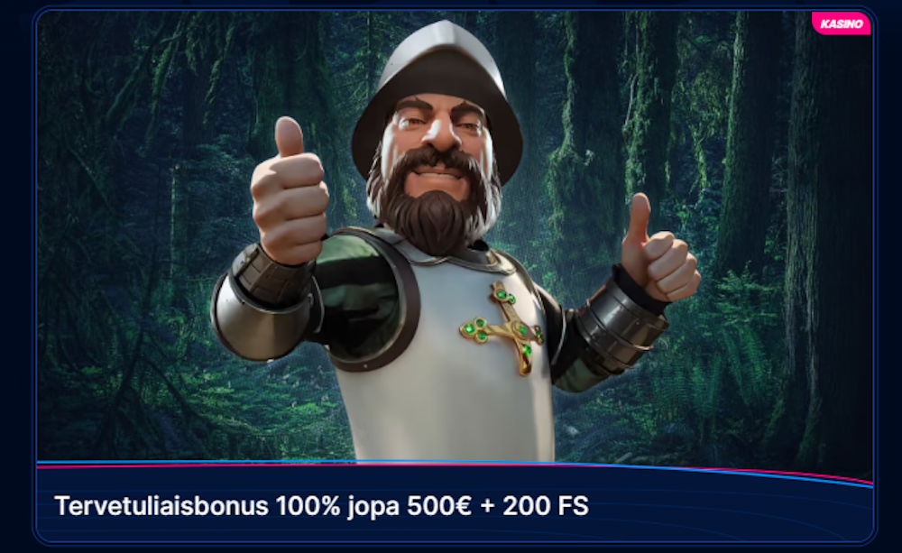 BoomerangBetin tervetuliaisbonus.