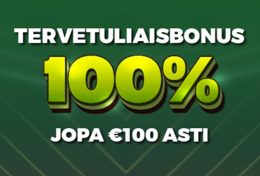 Citobet Casino tarjoaa uusille pelaajille tervetuliaisbonuksen, joka on 100 prosenttia aina 100 euroon asti.