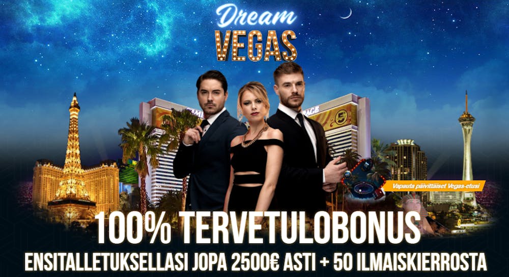 Dream Vetgas kasinolla on yksi parhaista tervetuliaisbonuksista.