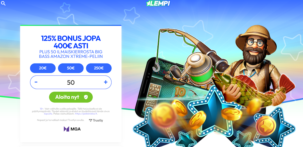 Lempi nettikasinon tervetulobonus.