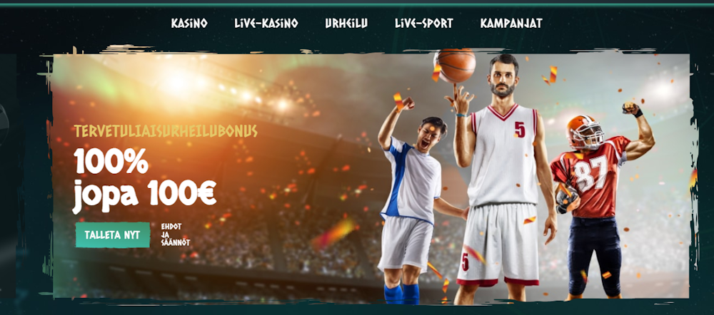 Tervetuliaisbonus Nords Casinolle.