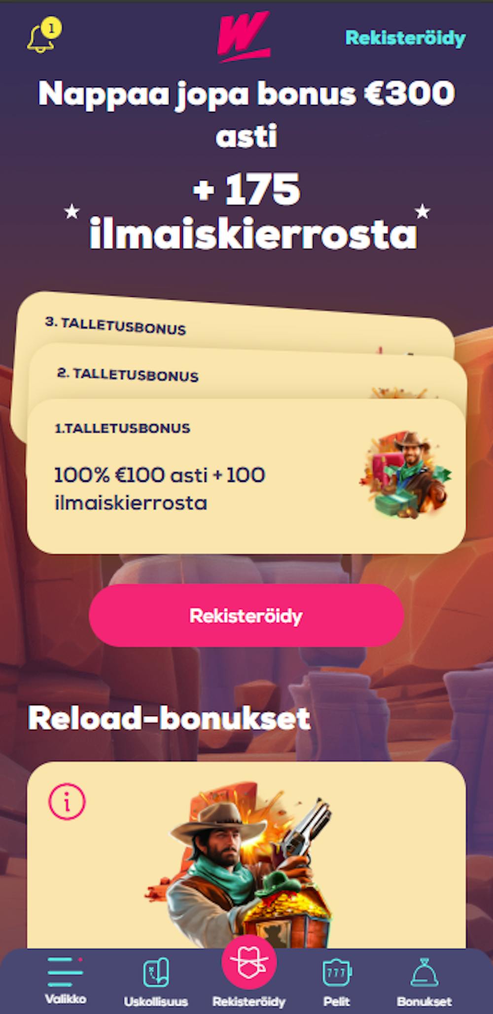 Wild Fortune bonus
