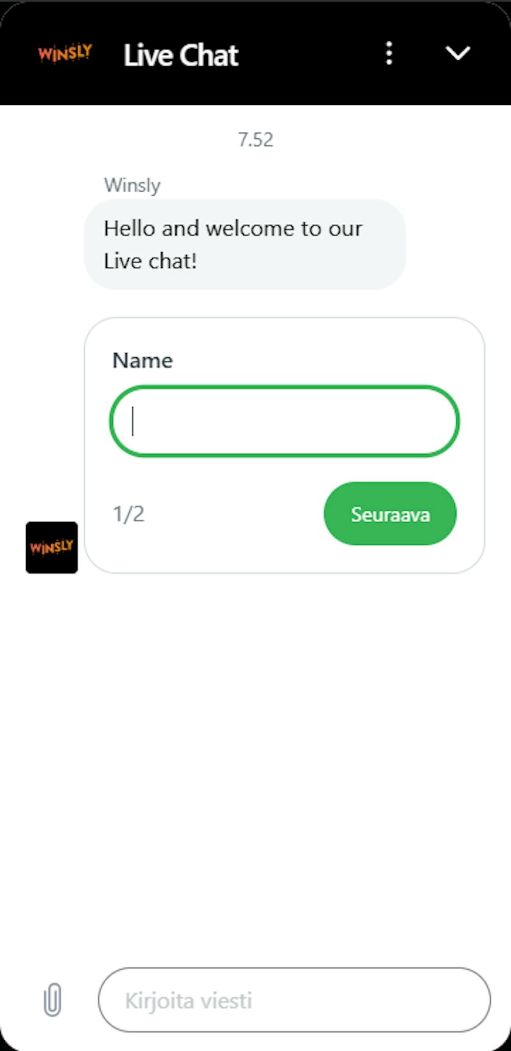 Winsly asiakaspalvelu