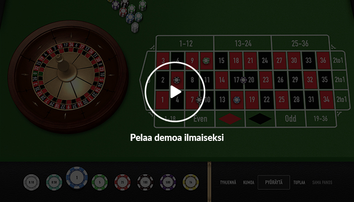 pelaa ruletti demoa